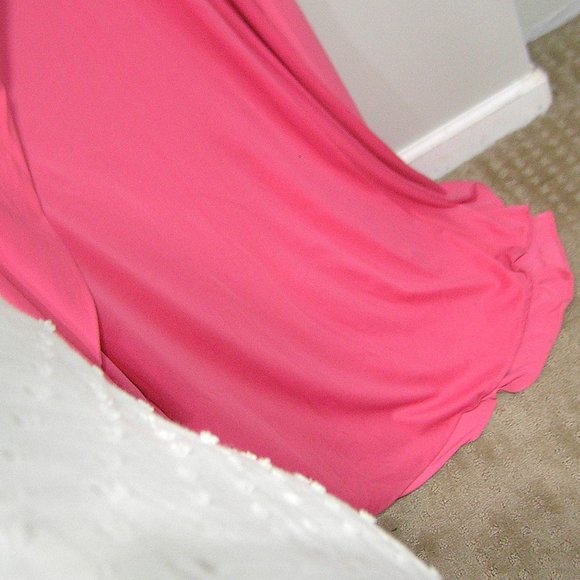 SHERRI HILL 2 Piece DRESS CORAL Size 2 - Picture 12 of 16